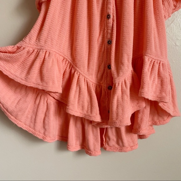 Free people• off the shoulder ruffle top flutter - Picture 2 of 8